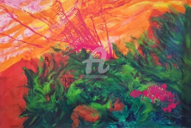绘画 标题为“Sans titre 2” 由Nelly Coudoux, 原创艺术品, 丙烯