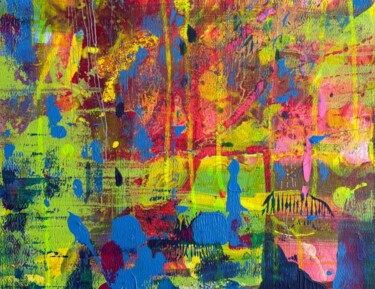 绘画 标题为“Leaping Colors 2” 由Shayana Alia Ochoa Zambrano, 原创艺术品, 丙烯