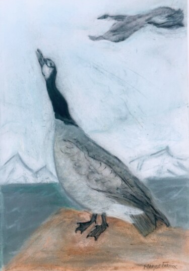 제목이 "Vol des Glaces"인 미술작품 Maryse Faroux-Petiteau로, 원작, 파스텔