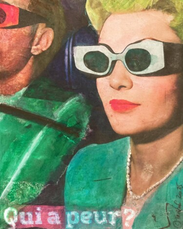 Peinture intitulée "« La femme sans mar…" par Ananda Eva, Œuvre d'art originale, Acrylique Monté sur Panneau de bois