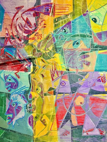 To see or not to see Peinture intitulée "To see or not to see" par Conceycam, Œuvre d'art originale, Acrylique