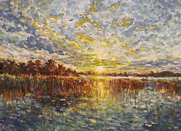 绘画 标题为“Sunset” 由Arthur Tomilov, 原创艺术品, 水粉
