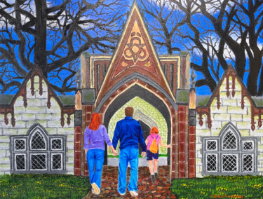 Pintura titulada "Elmwood" por Cecil Williams, Obra de arte original, Oleo