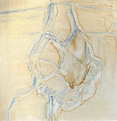Painting titled "YOU" by Nata Krainskaia, Original Artwork, Oil Mounted on Wood Stretcher frame
