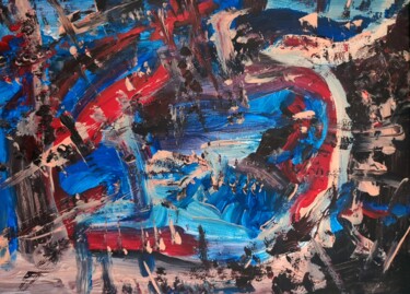 Peinture intitulée "Wild aquaincidences…" par Milto Sideris, Œuvre d'art originale, Acrylique