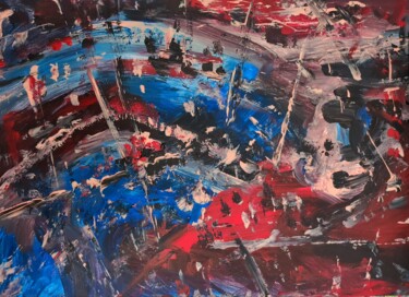 Peinture intitulée "Wild aquaincidences…" par Milto Sideris, Œuvre d'art originale, Acrylique