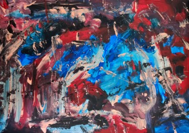 Peinture intitulée "Wild aquaincidences…" par Milto Sideris, Œuvre d'art originale, Acrylique
