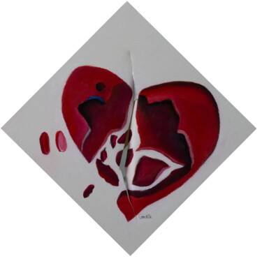 L'amore perduto Pittura intitolato "L'amore perduto" da Antonio Camiletti, Opera d'arte originale, Acrilico Montato su Telaio per barella in…