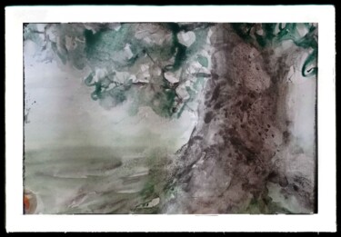 Painting titled "Sua maestà" by Angela Simula, Original Artwork, Watercolor