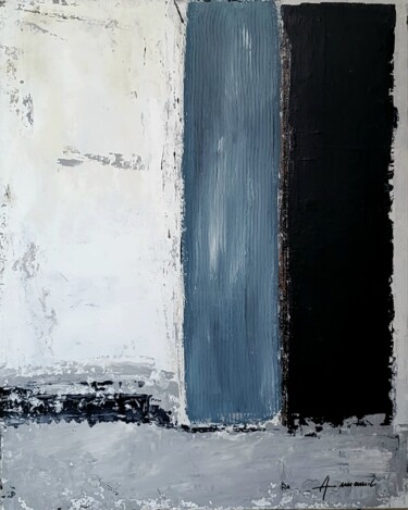 Peinture intitulée "Le voile de l'âme..." par Annamili, Œuvre d'art originale, Acrylique Monté sur Châssis en bois
