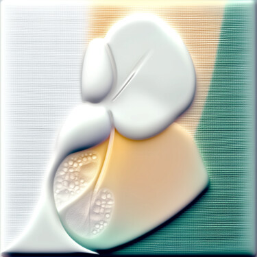 数字艺术 标题为“Fruits and leaves 2” 由Efema, 原创艺术品, 数字油画