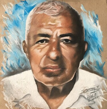 Abuelo Benjamín Disegno intitolato "Abuelo Benjamín" da Dámarys Chávez, Opera d'arte originale, Pastello