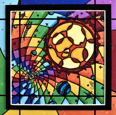 Drawing titled "(168) - union cosmi…" by Vincent Gibert, Original Artwork, Marker