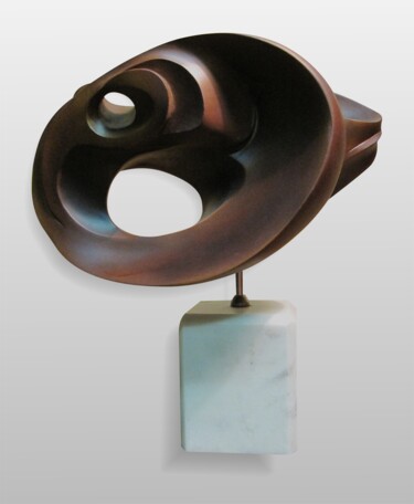 Sculptuur getiteld "METAMORPHOSIS 2" door Aleksandr Gerasimov, Origineel Kunstwerk, Hout