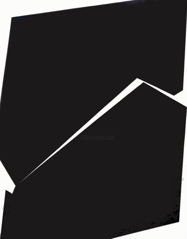 Split, abstract minimalist artwork Painting titled "Split, abstract min…" by Veronika Obushikhina, Original Artwork, Acrylic