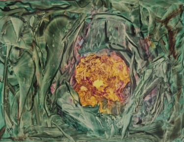 Peinture intitulée "po6" par Bernard Waechter, Œuvre d'art originale, Huile