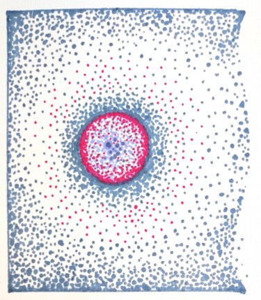 Rysunek zatytułowany „Sharpointilism - 75” autorstwa Milto Sideris, Oryginalna praca, Marker