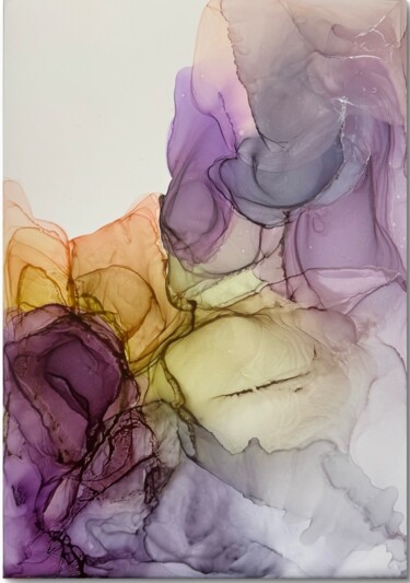 Painting titled "Interwoven Dreams" by Olga Shangina, Original Artwork, Ink
