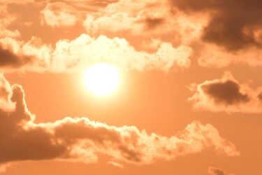 摄影 标题为“Orange sun” 由Irina Klimova, 原创艺术品, 数码摄影