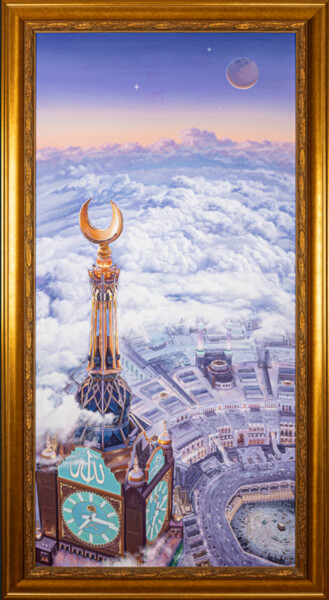 Mecca –the sacred height Malarstwo zatytułowany „Mecca –the sacred h…” autorstwa Vitaly Bodiu, Oryginalna praca, Olej
