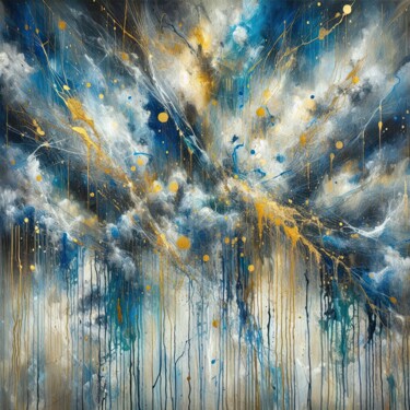 Digital Arts titled "What You Got" by Jeff Iverson, Original Artwork, 2D Digital Work Mounted on Wood Stretcher frame