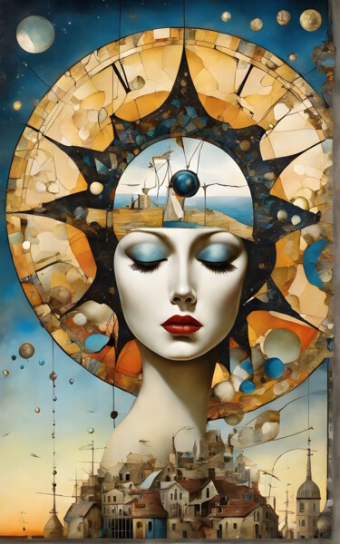 Dream Journey _131831 数字艺术 标题为“Dream Journey _1318…” 由Frederic Racaud, 原创艺术品, AI生成的图像