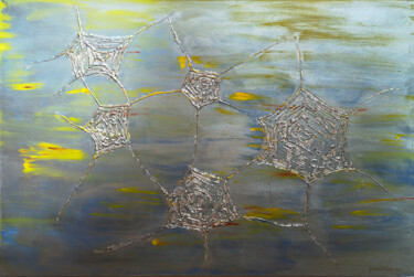 Painting titled "SINAPSI" by Feofeo, Original Artwork, Acrylic