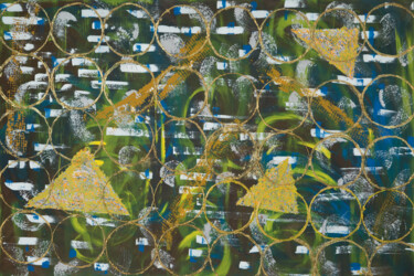 Pintura titulada "ANIMICA VEGETALE" por Feofeo, Obra de arte original, Acrílico Montado en Bastidor de camilla de madera