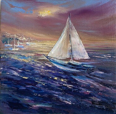제목이 "Chasing the Light"인 미술작품 Ludmila Gorbunova로, 원작, 기름