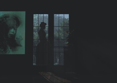 数字艺术 标题为“Looking Out Inside” 由Russell Newell, 原创艺术品, 三维建模