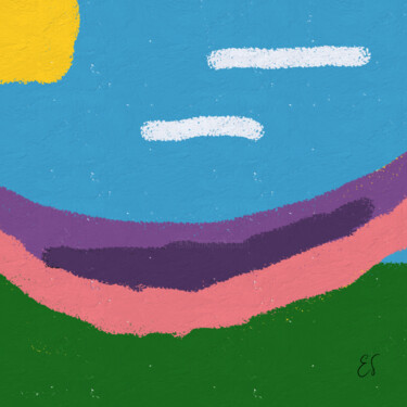 Digitale Kunst getiteld "Summer" door Enrico Siconnelly, Origineel Kunstwerk, 2D Digital Work
