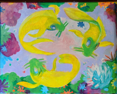 Easy Come Easy Go #3 「Easy Come Easy Go #3」というタイトルの絵画 Oberlin The Artistによって, オリジナルのアートワーク, オイル