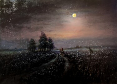 Всадник Painting titled "Всадник" by Daniil Vlasenko, Original Artwork, Oil
