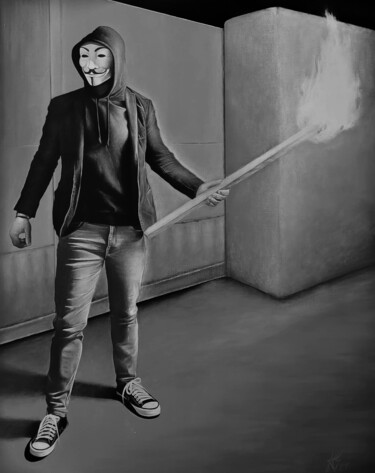 Peinture intitulée "Lappel" par André Figueiredo Batista, Œuvre d'art originale, Acrylique Monté sur Châssis en bois