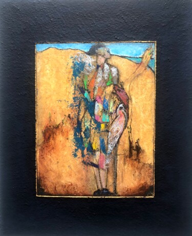 绘画 标题为“Contemplation” 由Federico Velez, 原创艺术品, 油 安装在木质担架架上