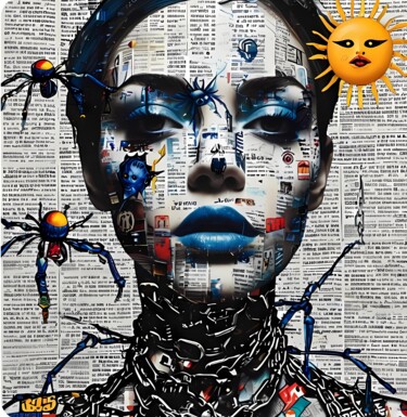 Digital Arts titled "VF4" by Alya Veresk, Original Artwork, Digital Collage