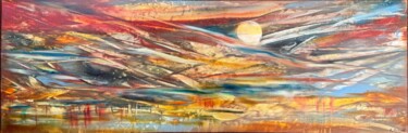 绘画 标题为“Tuscan Sun III” 由Khrystyna Kozyuk, 原创艺术品, 油 安装在木质担架架上