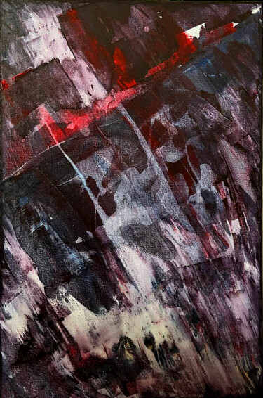 绘画 标题为“Abstract / 11” 由Ekaterina Tkachenko, 原创艺术品, 丙烯 安装在木质担架架上