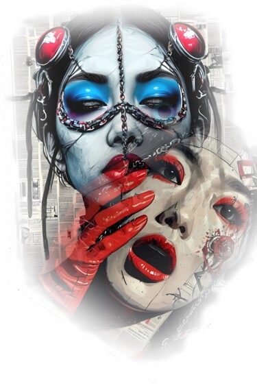 Digital Arts titled "VF13" by Alya Veresk, Original Artwork, Digital Collage