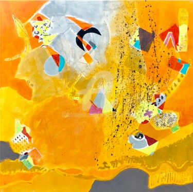 Peinture intitulée "Après le déluge : T…" par Anne-Marie Mary, Œuvre d'art originale, Acrylique Monté sur Châssis en bois