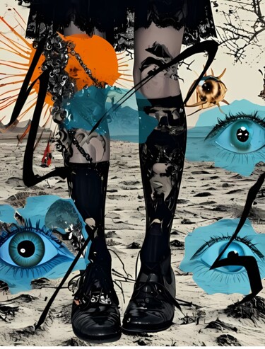 Digital Arts titled "VF17" by Alya Veresk, Original Artwork, Digital Collage