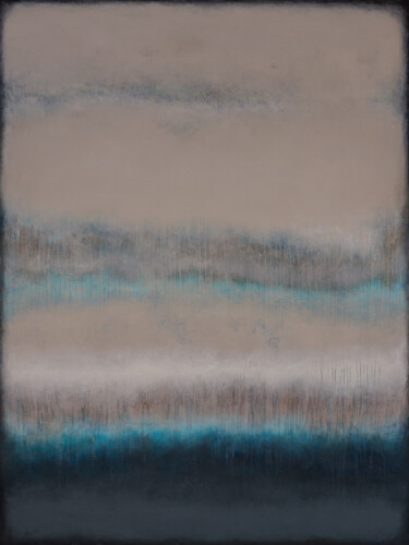 Painting titled "Come Rain, Come Thu…" by Łukasz Olek, Original Artwork, Acrylic Mounted on Wood Stretcher frame