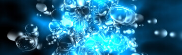 Digital Arts titled "Eau et lumière" by Titojean, Original Artwork, 3D Modeling