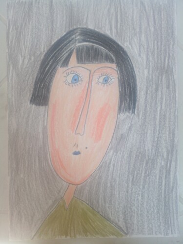 Drawing titled "Candice" by Rosa De Holanda Palhano E Gurjão, Original Artwork, Pencil