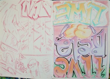 Sketchbook #4 pg13 "Sketchbook #4 pg13" başlıklı Resim Oberlin The Artist tarafından, Orijinal sanat, Mürekkep