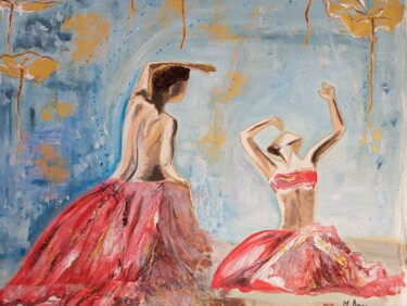 绘画 标题为“La magie de la danse” 由Kamourange, 原创艺术品, 丙烯