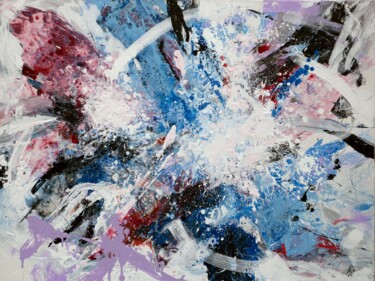 Peinture intitulée "Impression of Nature" par Henryka Wojciechowska, Œuvre d'art originale, Acrylique Monté sur Châssis en b…