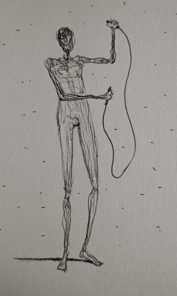 「Sketchy figures - 5…」というタイトルの描画 Milto Siderisによって, オリジナルのアートワーク, ボールペン