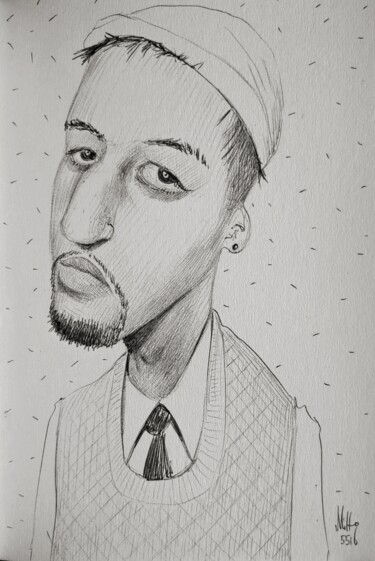 "Sketchy figures - 8…" başlıklı Resim Milto Sideris tarafından, Orijinal sanat, Tükenmez kalem