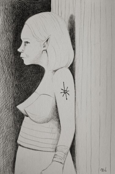 Sketchy figures - 105 / Mamime Σχέδιο με τίτλο "Sketchy figures - 1…" από Milto Sideris, Αυθεντικά έργα τέχνης, Στυλό